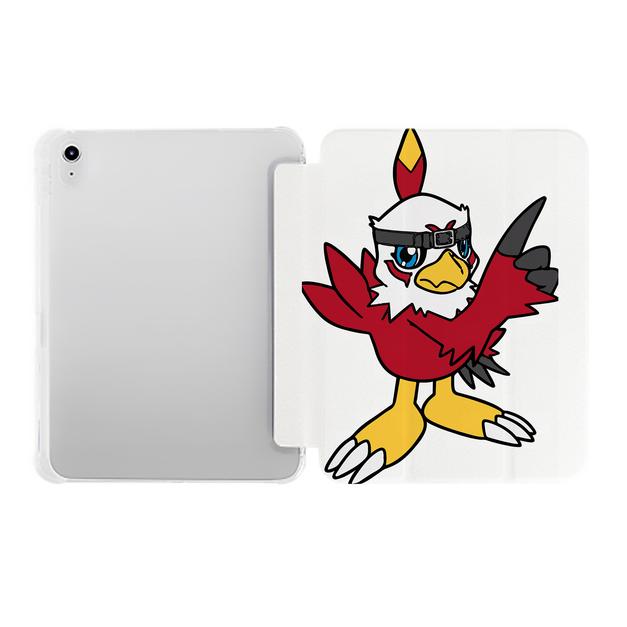 （画像用） Digimon デジタルモンスター/デジモン IPad ケース ペン収納付き 三つ折りスタンド PUレザー×シリコン 対応機種9.5/10.5/10.9インチ